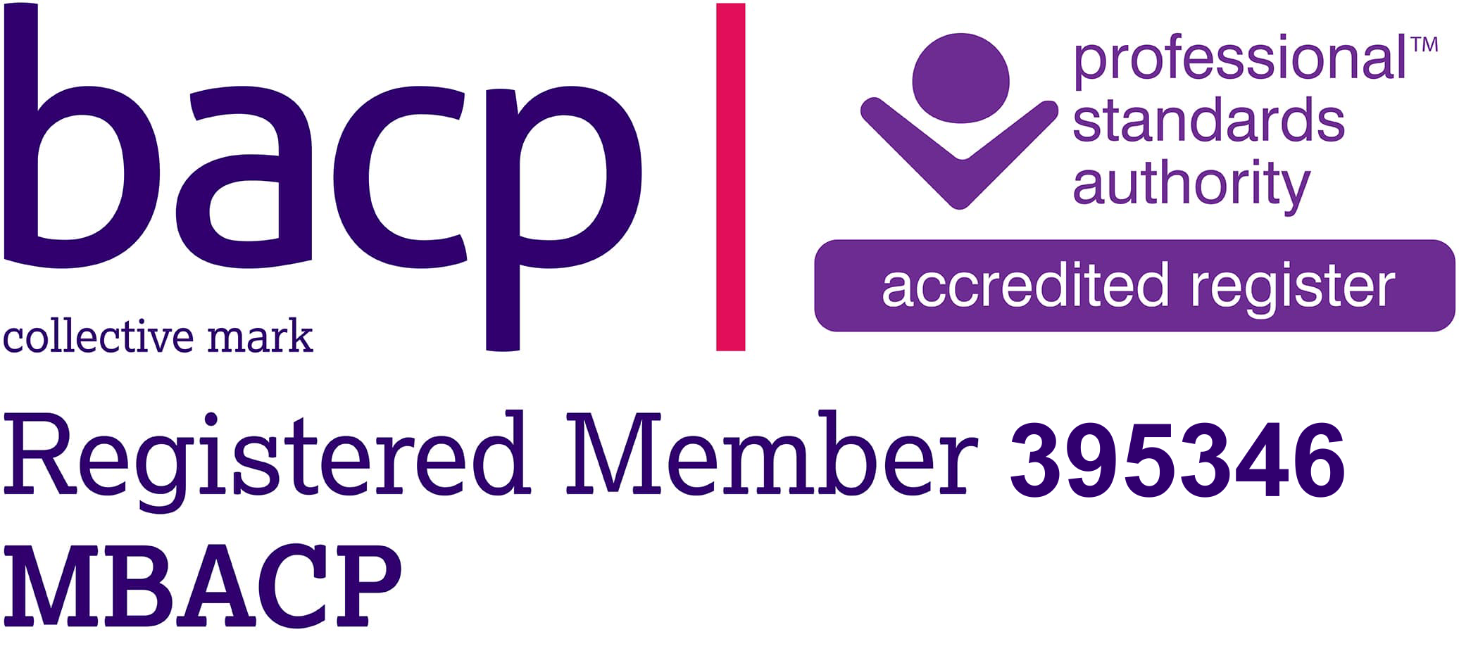 BACP Registered Member 395346